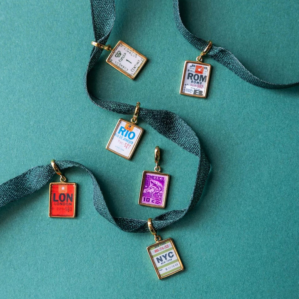 Jewelry Gifts For Travelers Postage Stamp Charms