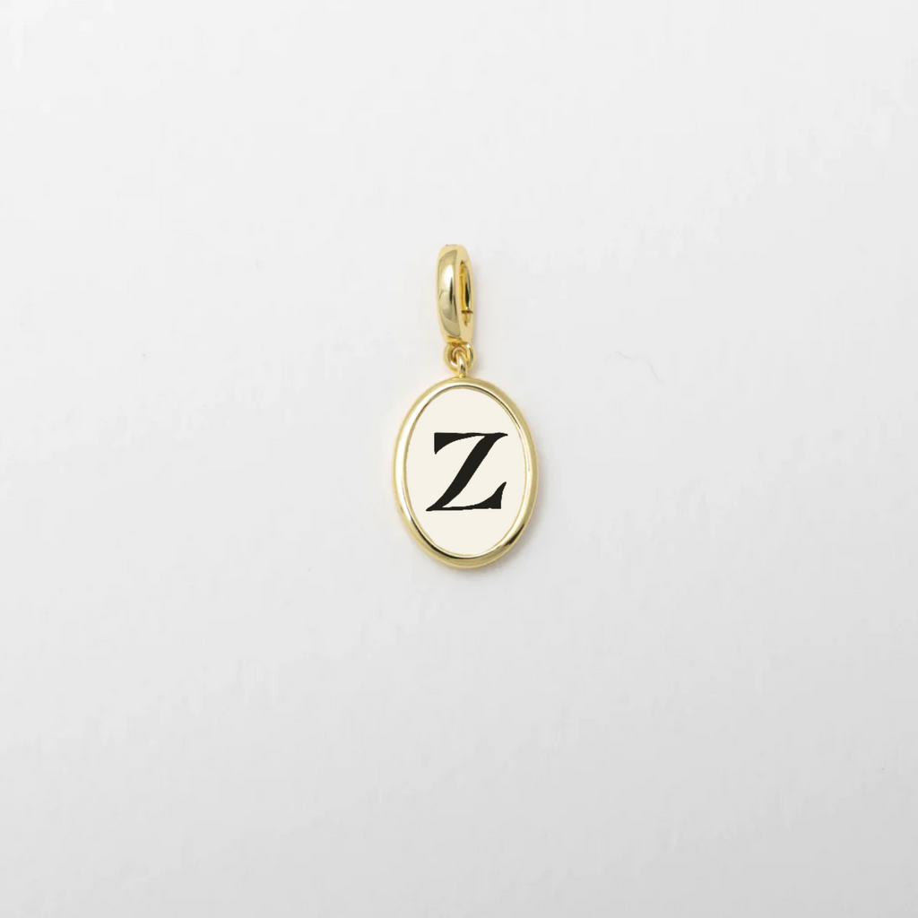 Letter Z Charm Gold