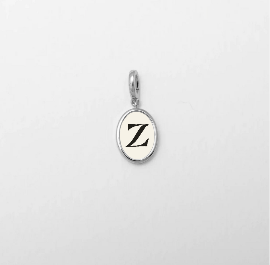 Letter Z Charm Silver