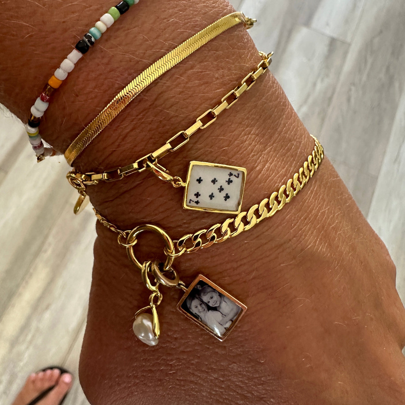 Lucky 7 Cuff Bracelet main image 0