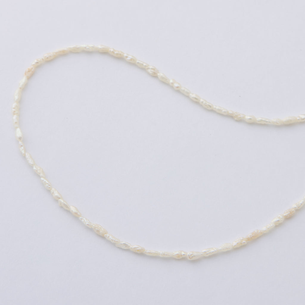 Ophelia Dainty Freshwater White Pearl Necklace