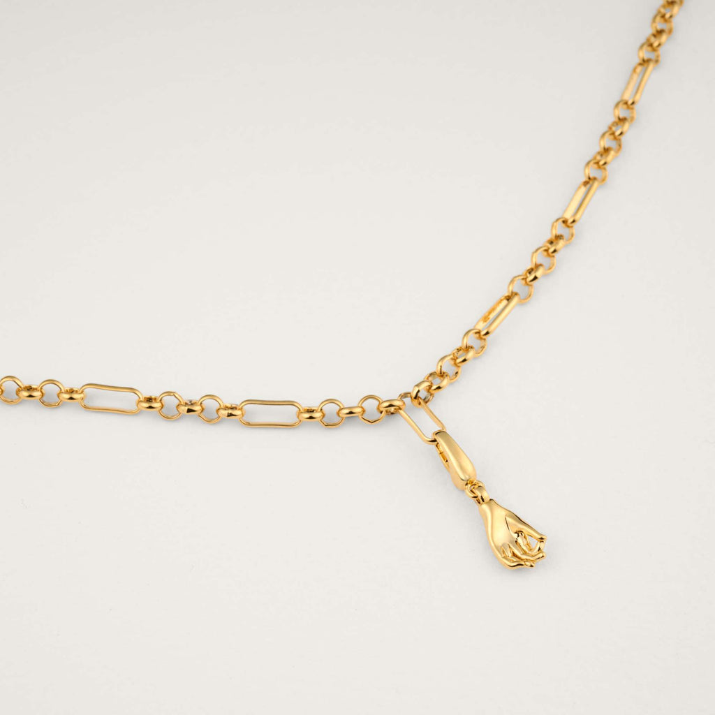 Agnes Hand Charm Pendant | Healing Hand Symbol - Raiz