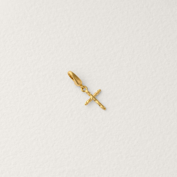 Lourdes Protective Cross Charm | Waterproof & Tarnish-Free - Raiz
